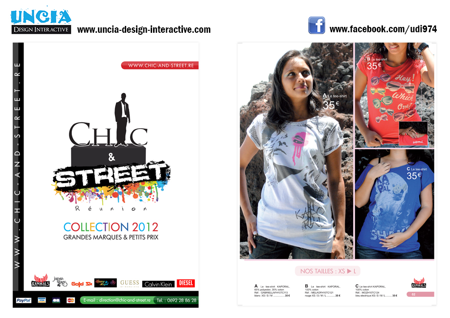 Publicité Réunion : Catalogue pour Chic and Street